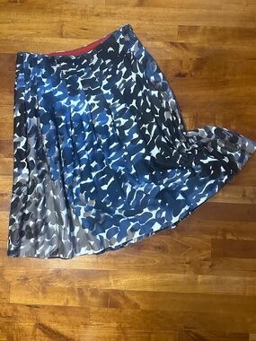 Maeve (Anthropologie) Blue & White Skirt Size 8